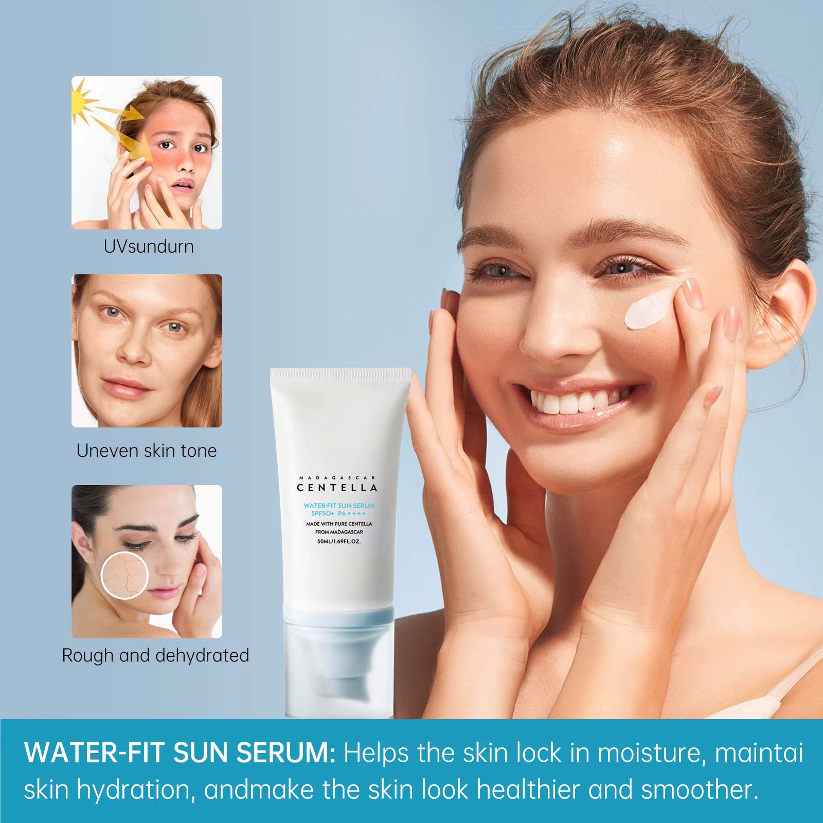 KOREA Madagascar SPF50+ Centella Pack Twin