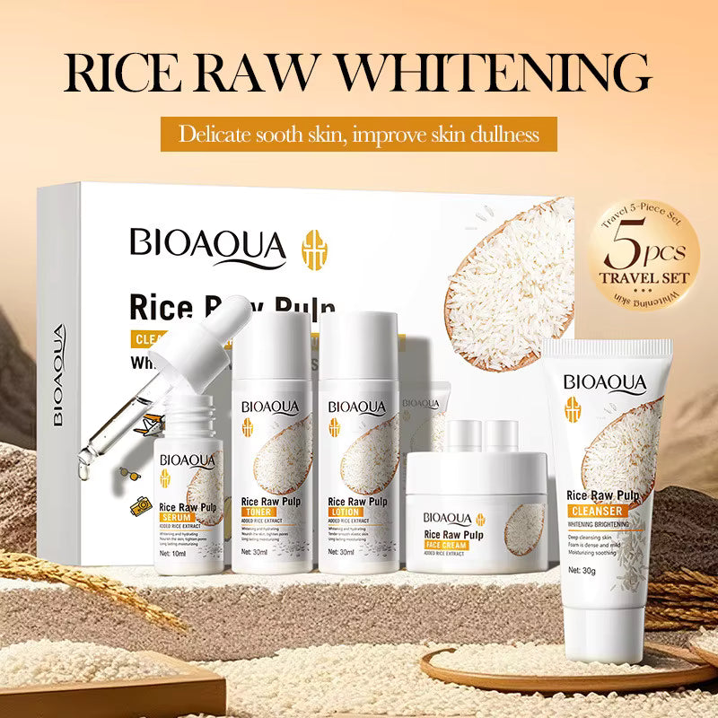 CHINA Bioaqua Rice Raw Whitening Set