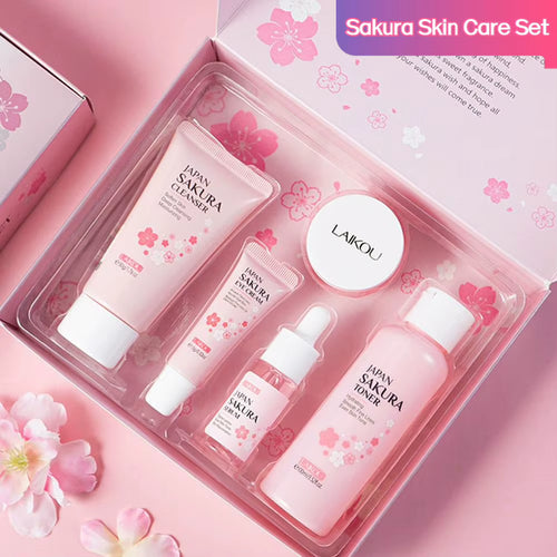 JAPAN Sakura Skin Care Set 3-5 pcs