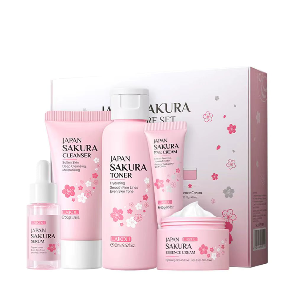 JAPAN Sakura Skin Care Set 3-5 pcs