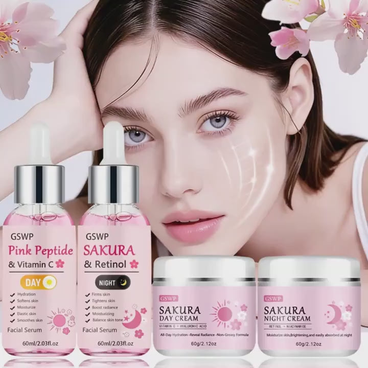 JAPAN Gswp Sakura Alcohol Free Set